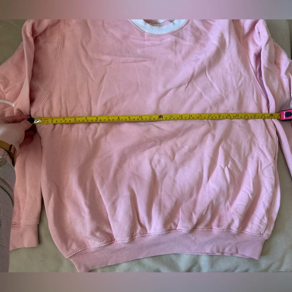 For Days Pink and White Matching Sweat Set